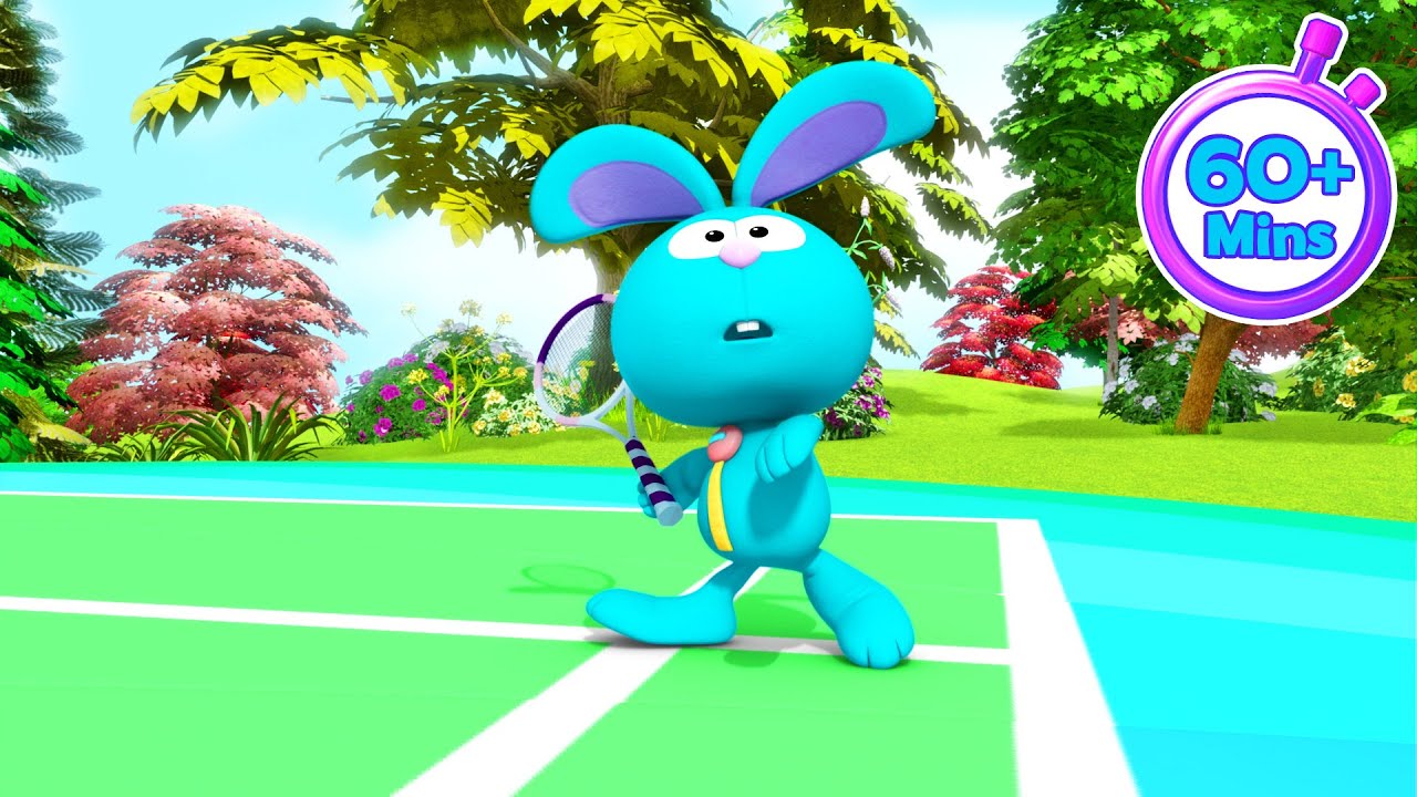 החיוך של רוזי | אף פעם אל תשחק טניס עם ביצה 🎾🥚😂 | למעלה משעה של קריקטורות לילדים | @החיוך של רוזי