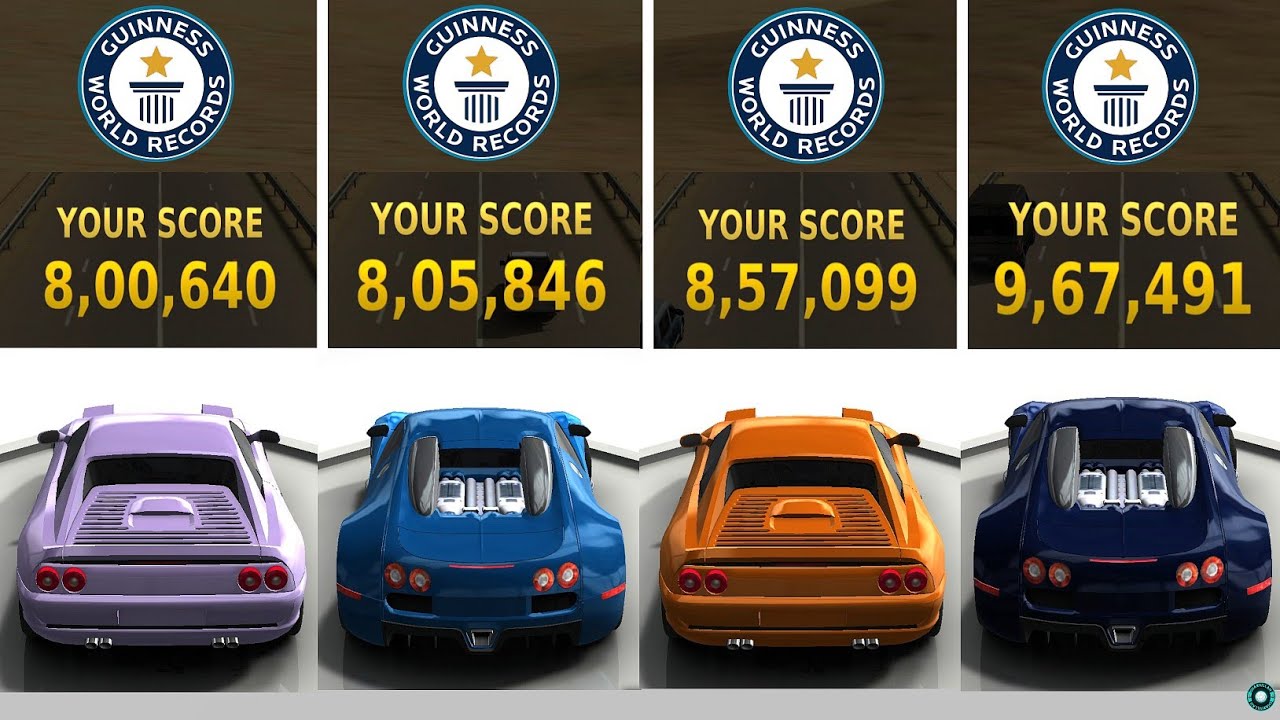 Traffic Racer World Records - Part 1 | 800K - 900K+ Score - No Brake Use | Official Gameplay