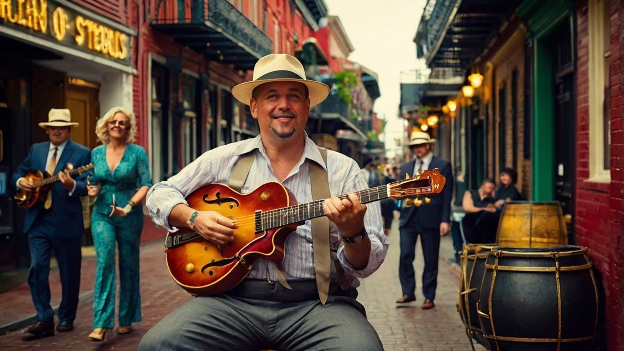 New Orleans Slow Gypsy Swing Jazz Serenade - A Journey Through Time