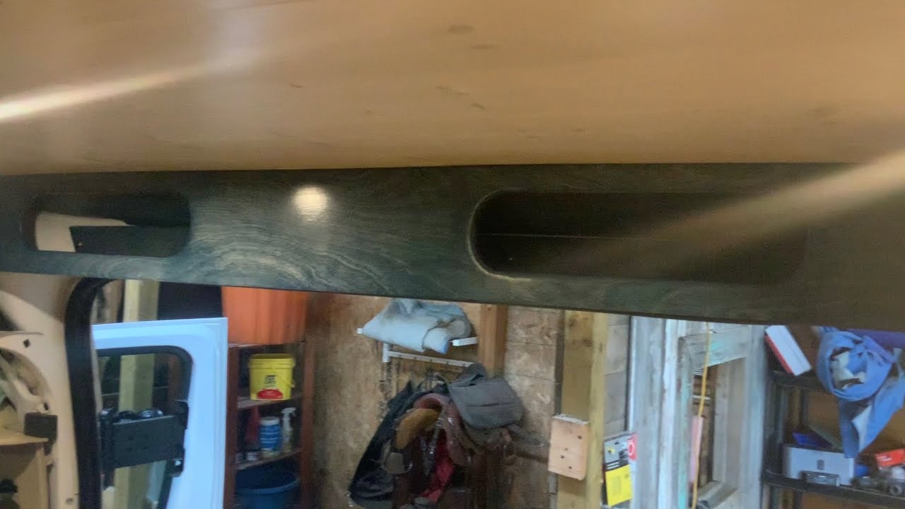 Trim and Finish Over Slidine Door