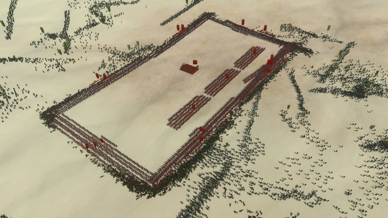 3.000 ROMANS vs 20.000 BEST GAULS - Total War ROME Remastered
