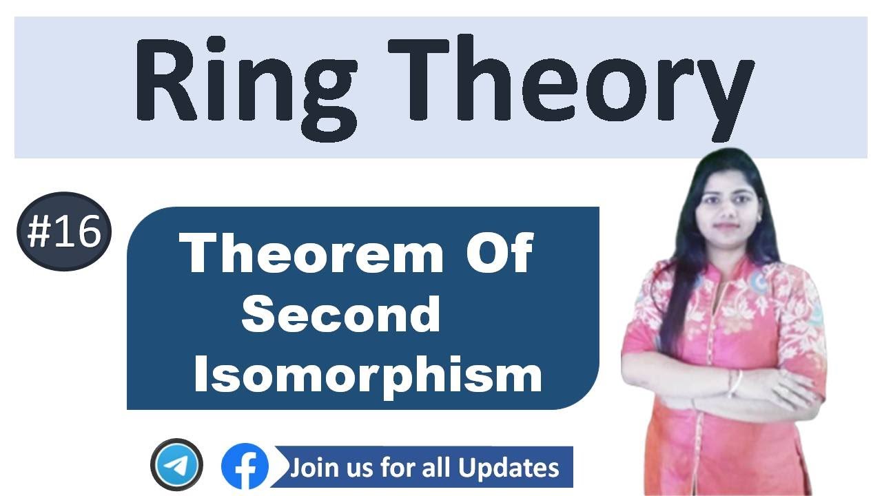 Theorem  of isomorphism second Ring theory in hindi | Ring Theory | Part - 16