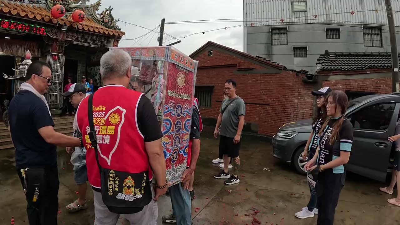 樹林濟安宮-保生大帝徒步環島 蒞臨大埤後庄明濟宮 停駕