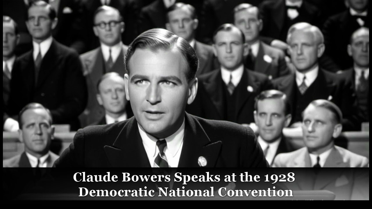 Claude Bowers Speaks at the 1928 Democratic National Convention
