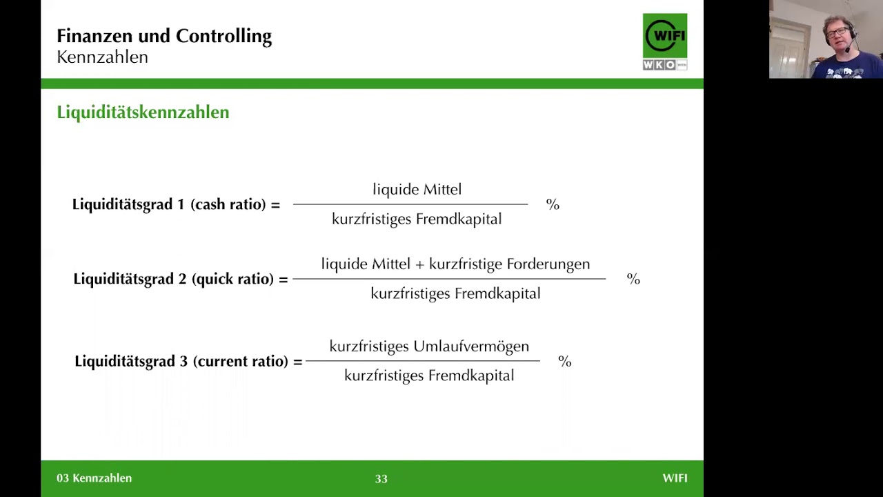 Kennzahlen: Liquidität