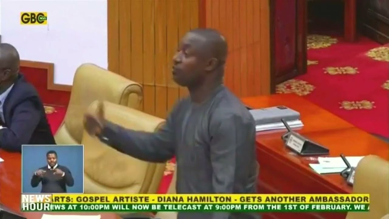 Minister of Lands and Natural Resources, Samuele Jinapor Addresses Parliament
