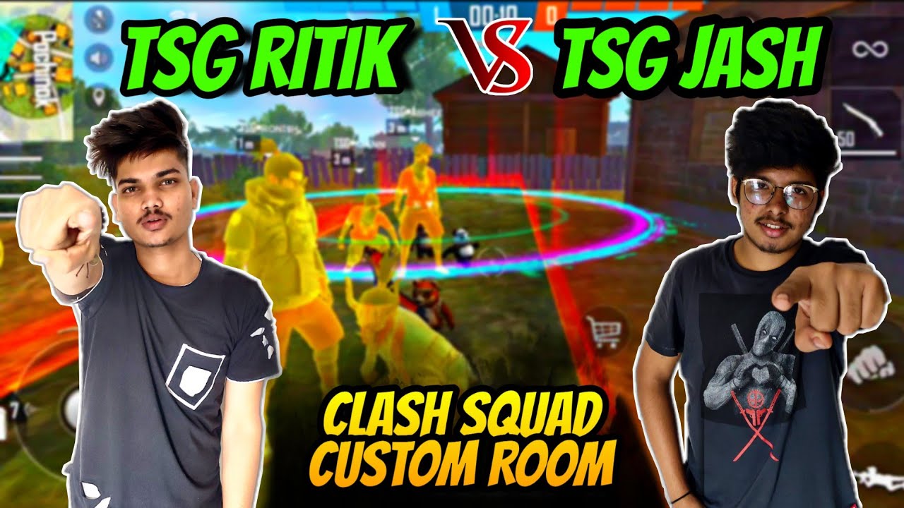FREEFIRE || TSG JASH VS TSG RITIK TEAM || TSG ARMY GUILD WAR || OMG LIVE REACTION GAMEPLAY :