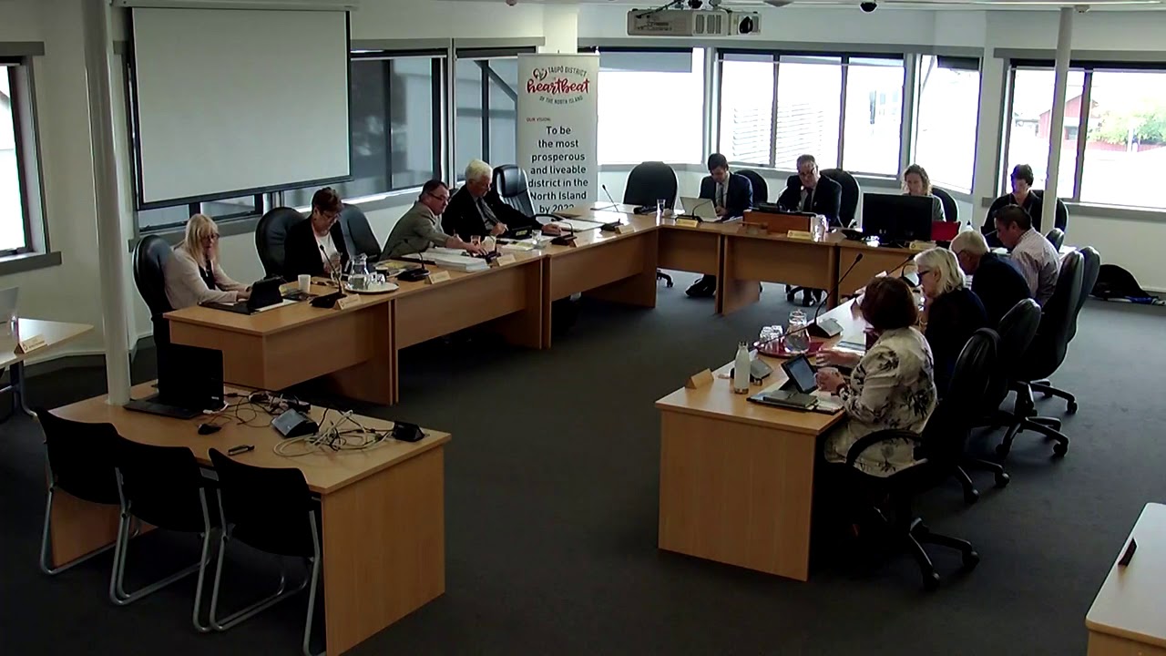 2018.11.27 - Taupo District Council - Confirmation of Minutes