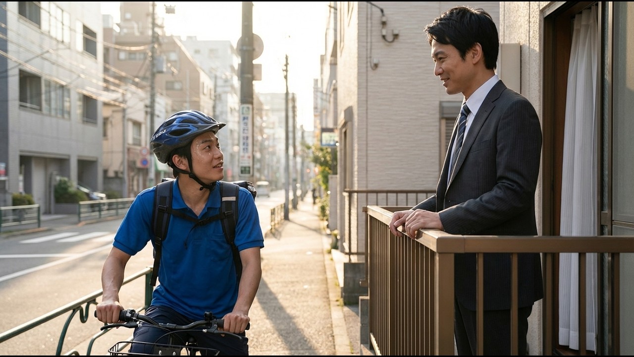 配達中、彼がこっそりメモを忍ばせていた―その言葉の意味