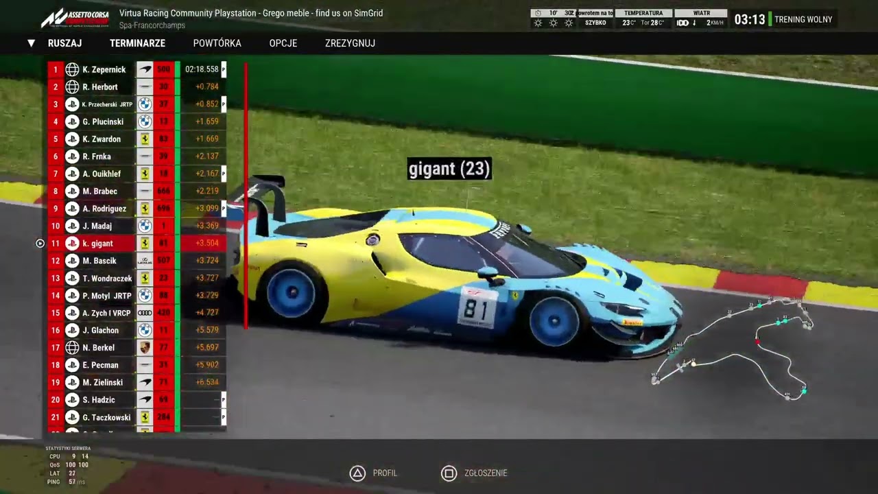 ACC| VRCP| FREE EVENT| GT3| SPA-FRANCORCHAMPS