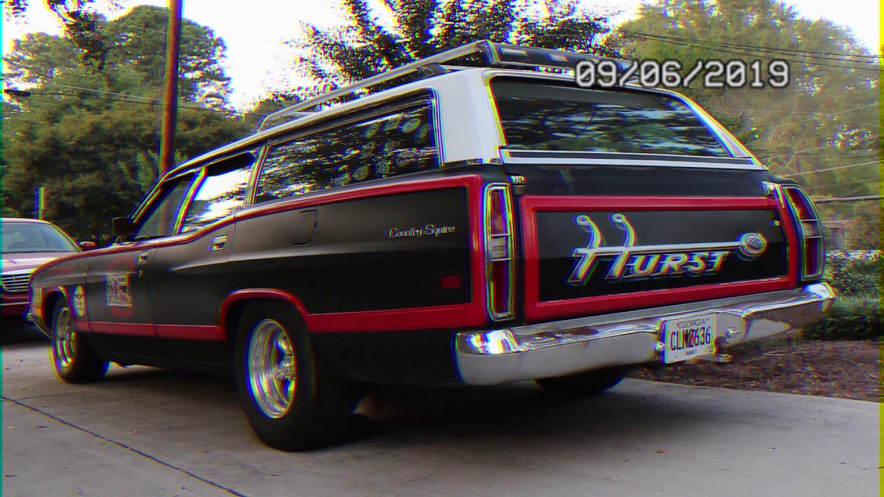 1971 Ford LTD Country Squire, startup, idle, and exhaust