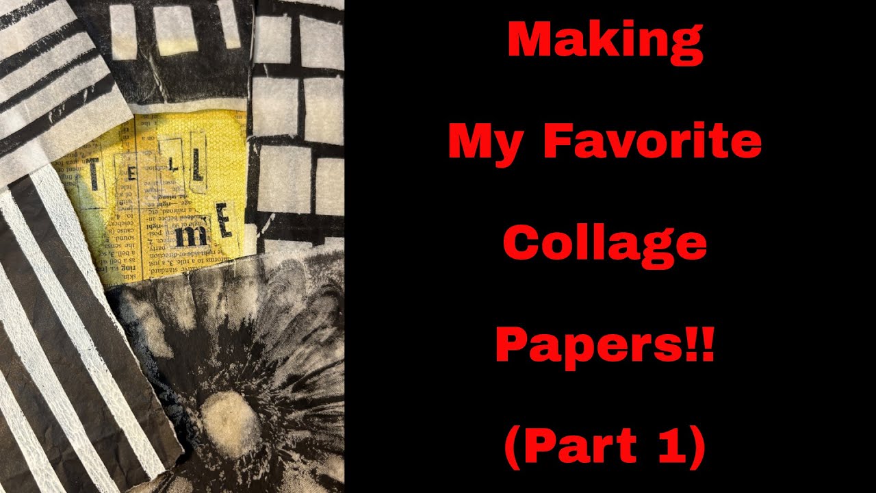 Мои самые часто используемые коллажные бумаги! #artdemo #mixedmedia #gelliprinting #art #collage