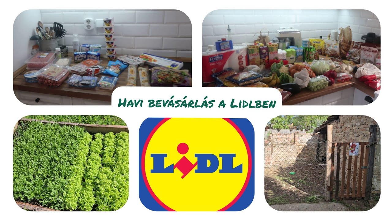 Havi bevásárlás és menü ötletek 24 április / Lidl haul