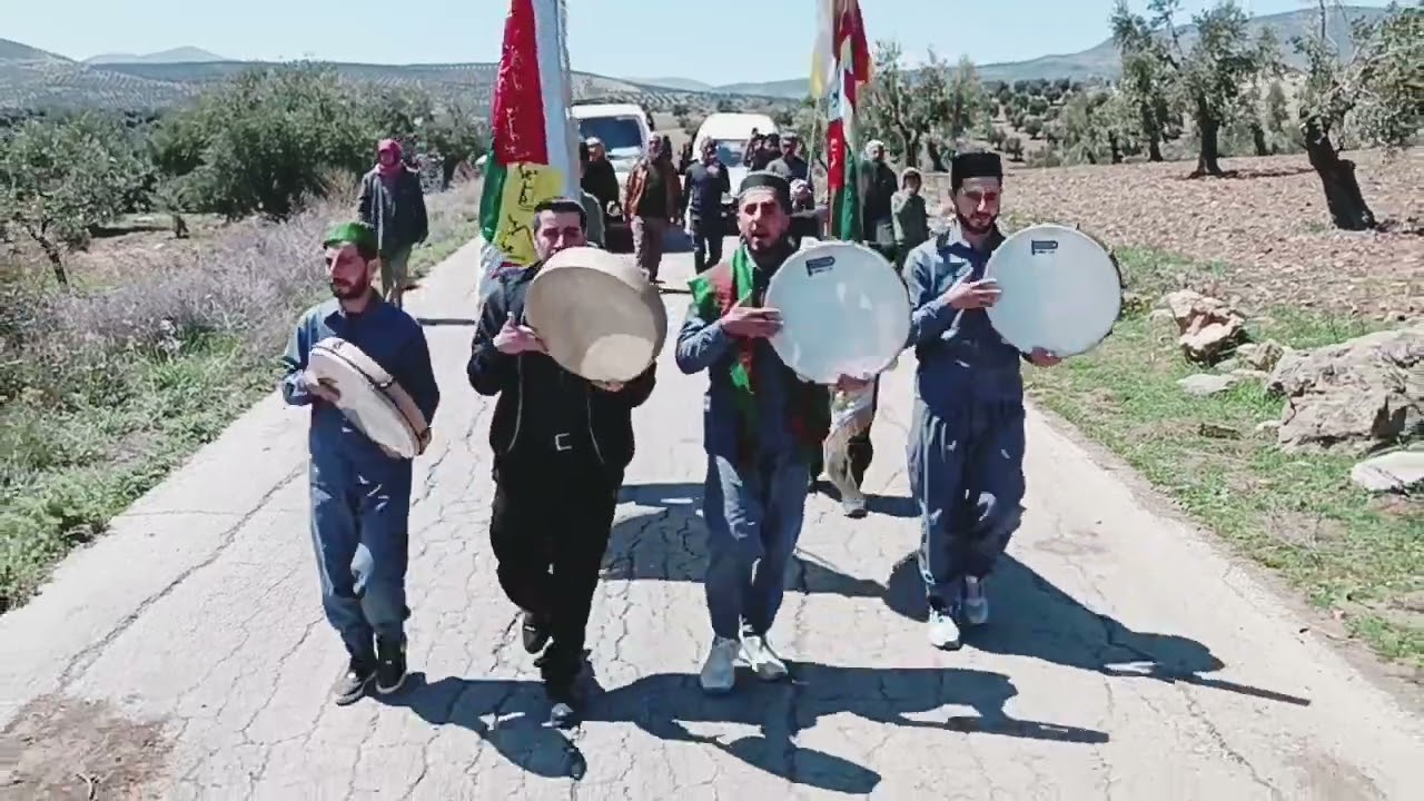 قرية بلبل  جنازة المرحومة صباح هورو هورو💚الله يرحمها ويغفر لها ويجعل مثواه الجنه يارب 🤲🌹فرقة الرفاعي