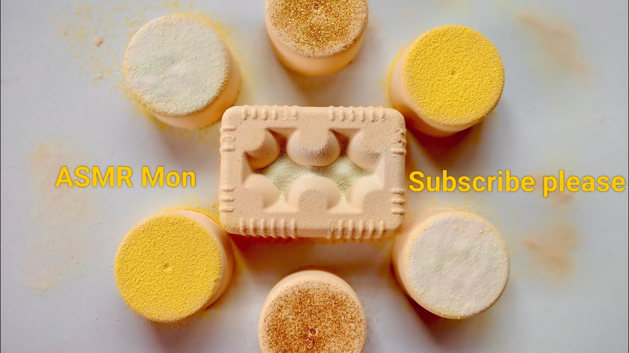 ASMR Baking Soda 💛 #notalking #oddlysatisfying #asmr #bakingsoda 