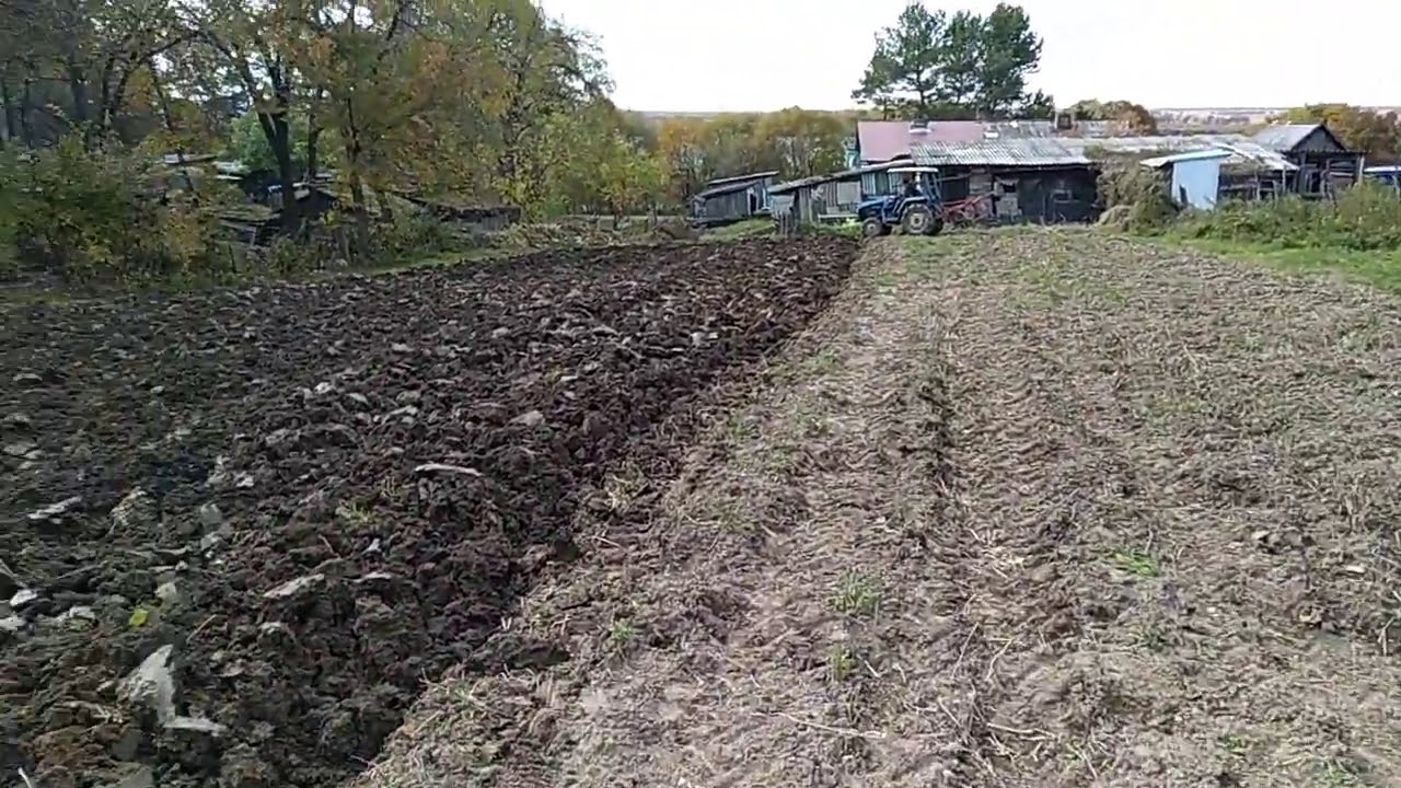 Исеки 217 и плуг вирах 2 к вспашка по осени