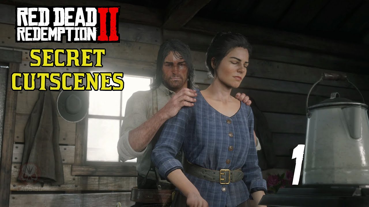 Эпилог RDR2. Секретные сцены Джона и Эбигейл. Red Dead Redemption 2. Непоказанные сцены.