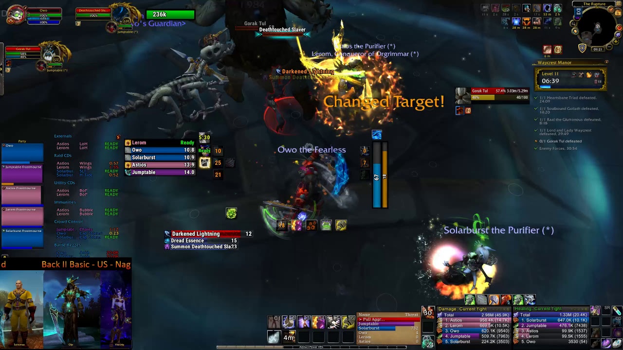 CrazieX  - BFA Mythic+ [15 Temple, KR] (Rusty Boomkin)