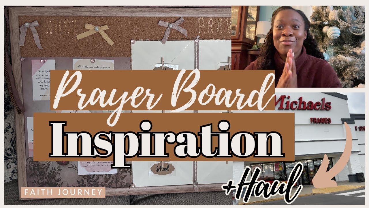 DIY Prayer Board + Supplies Haul | Create Your Spiritual Vision Board