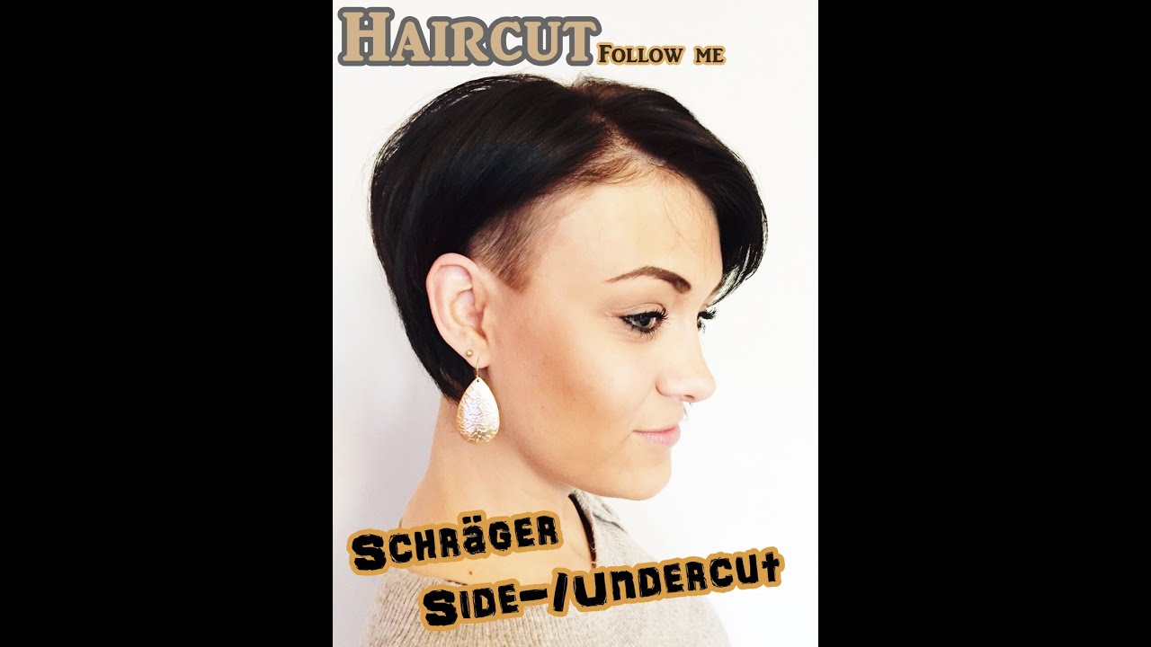 HAIRCUT FOLLOW ME - Schräger Side-/Undercut