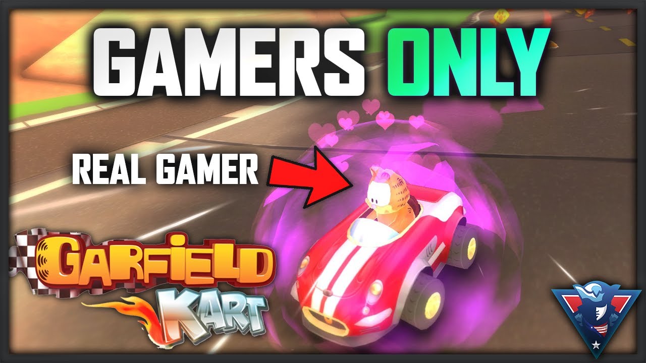 REAL GAMERS ONLY | Garfield Kart Gameplay