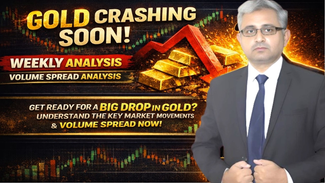 GOLD IS CRASHING SOON? | Weekly Gold Analysis | Volume Spread Analysis (VSA)