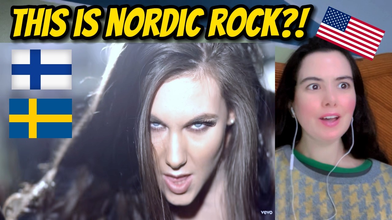 American Reacts to Top 50 Swedish & Finish Rock Songs!