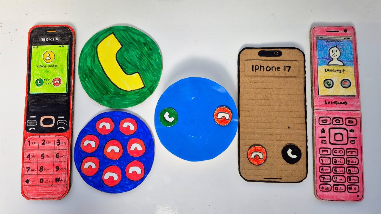 Nokia folder/big & a lot buttons/BLUE circle/iphone 17/samsung folder, incoming calls