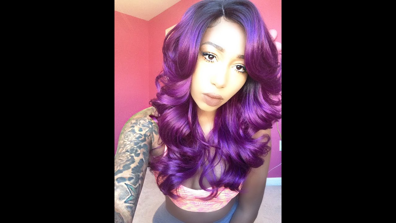 PURPLE HAIR| SiS Sister Wigs| Ari Wig Review