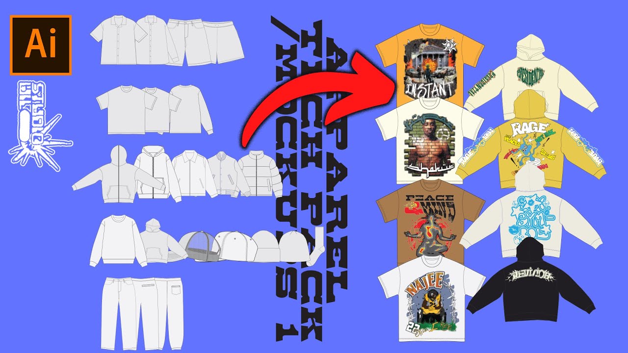 HOW TO USE THE APPAREL TECH PACK ASSET | HOW TO MAKE A TECH PACK