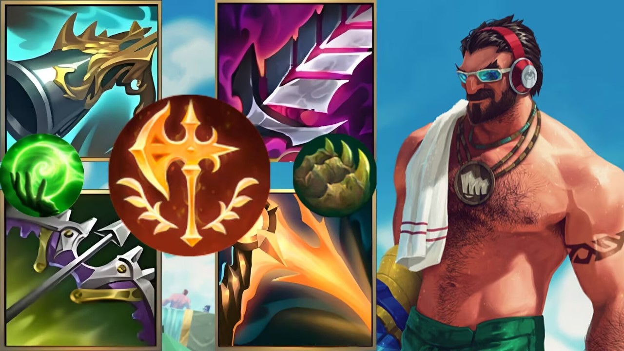【LOL 手遊榜單大神】國服男槍絕活哥（Wild Rift Graves）出裝符文推薦，教你上分技巧刷野抓人思路技巧