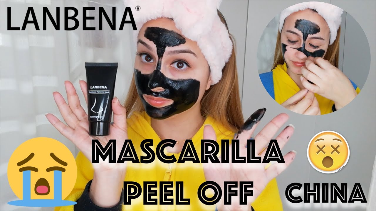 Mascarilla Negra PEELOFF/CARBON/ELIMINA LOS PUNTOS NEGROS /LANBENA