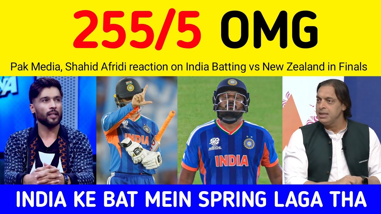 Pak Media Shocked on Sanju Samson , Abhishek Batting Today vs Nz | Pak Media on India vs Nz Final