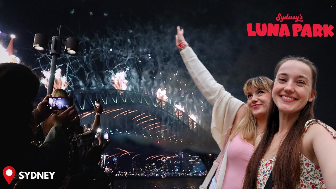 I spent New Year's Eve at Luna Park... Sydney Harbour Bridge at NYE
