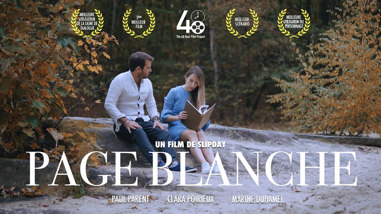 Page Blanche - 48HFP 2020 Tours - 4 prix dont 3ème meilleur film
