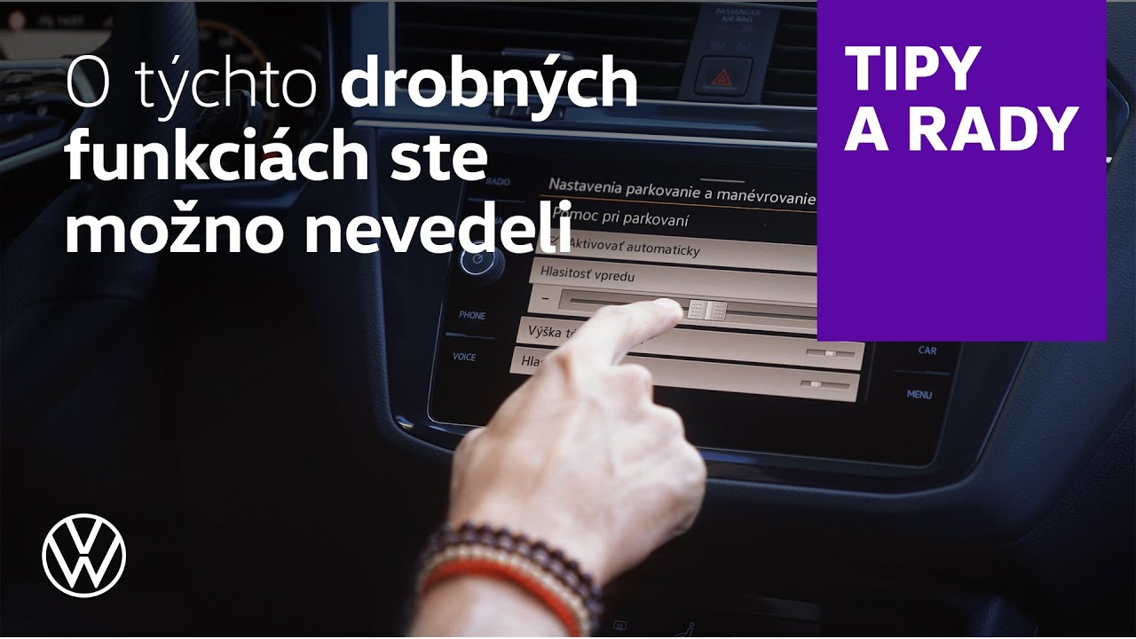 Vedeli ste, že tieto užitočné funkcie obsahuje váš Volkswagen?