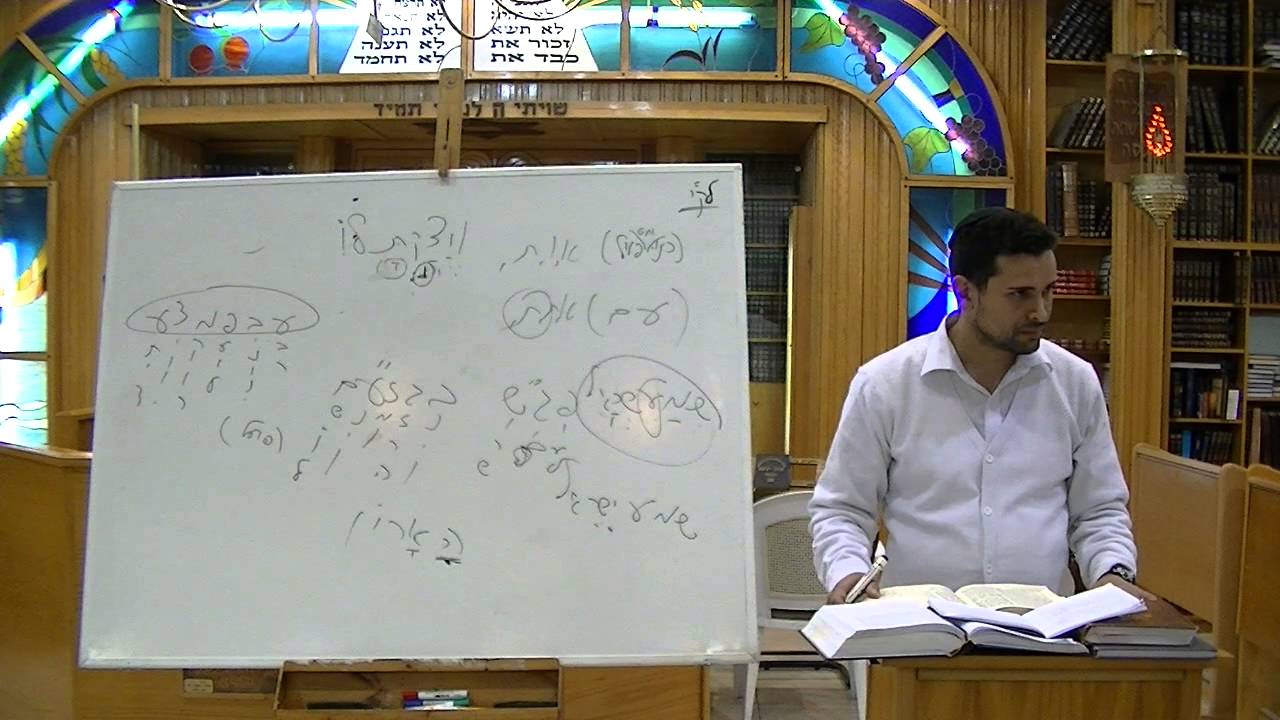 פרשת תרומה חלק ב' שיעור דקדוקי קריאה נוסח תימן ע