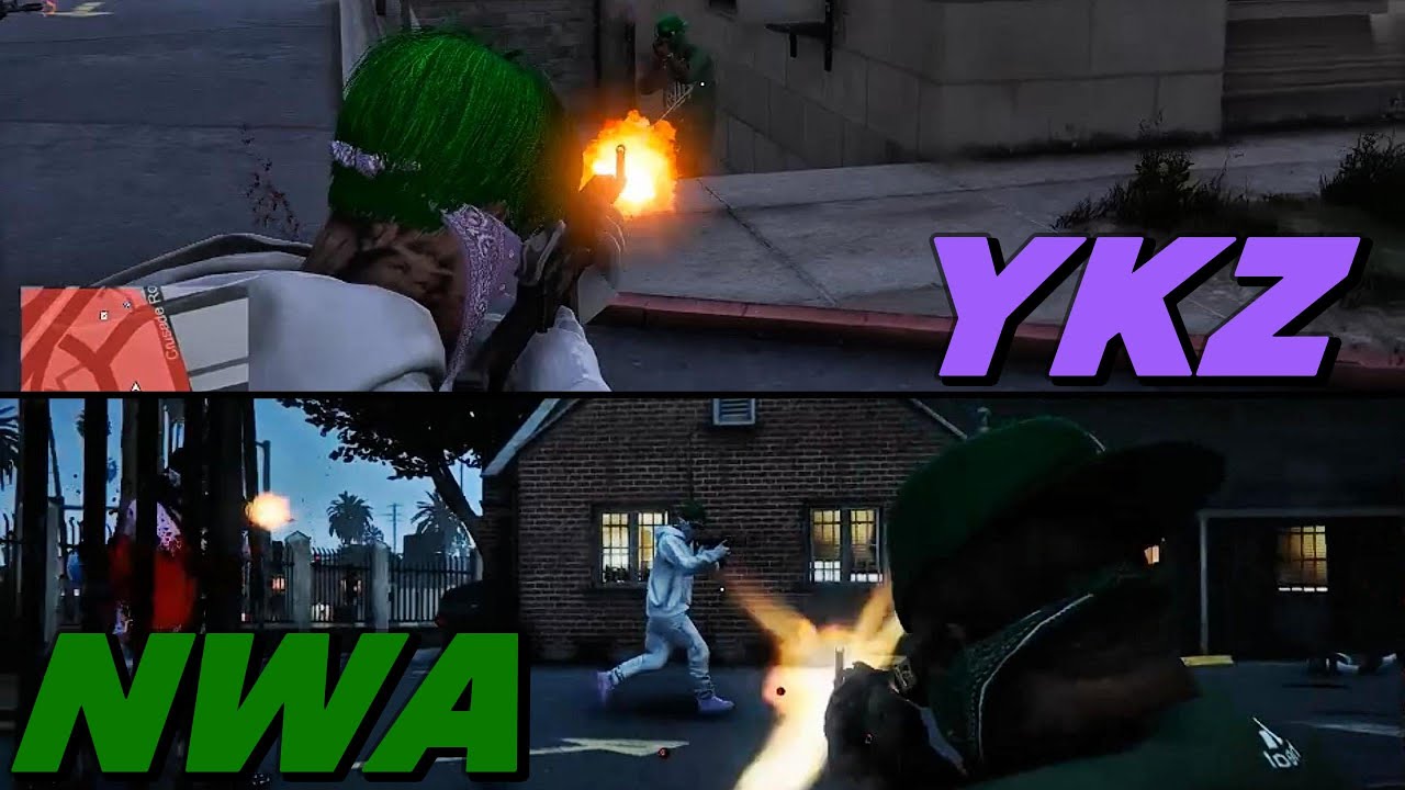 TIROTEO YAKUZA vs NWA & LSPD En El MEDIO | ARM4S LARGAS | DOVUX LIFE GTARP
