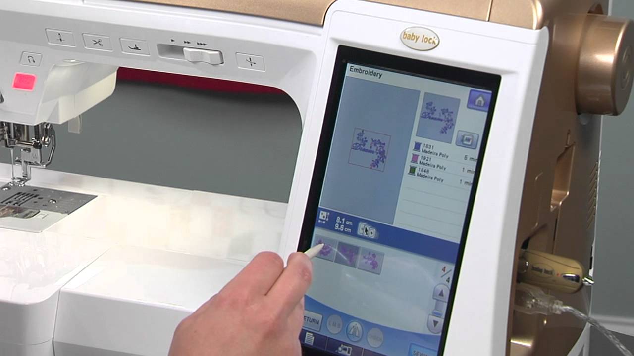 Школа инструментов &mdash; Baby Lock Ellisimo Gold OnScreen Designer&trade; с графическим планшетом SketchPad&trade;