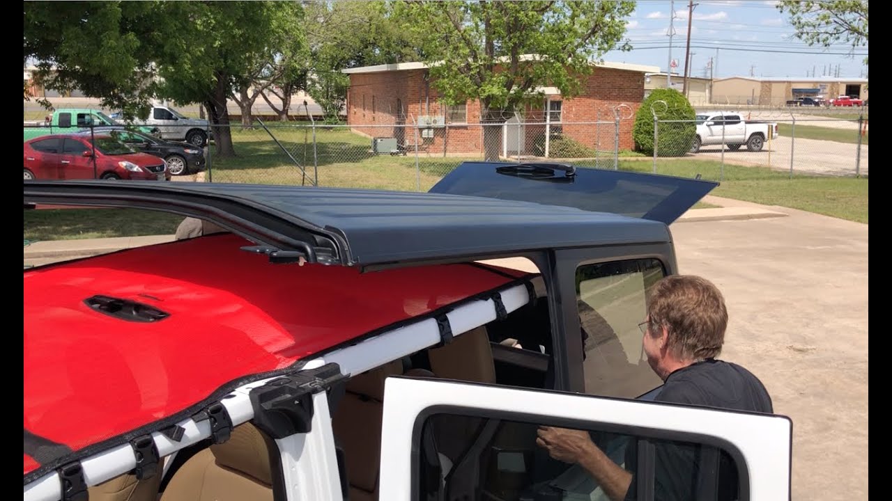 Wrangler JL Sunshade Under Hard Top and Freedom Panels, JTopsUSA