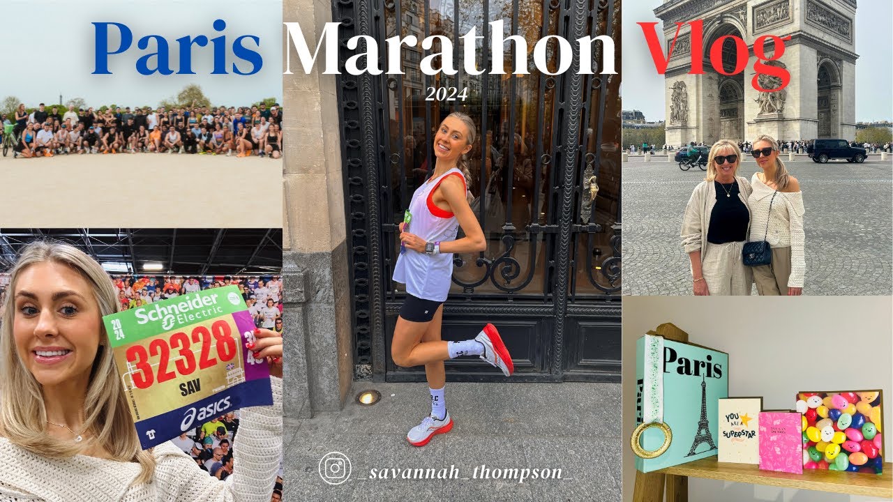 I JUST RAN MY FIRST MARATHON!!! Paris Vlog