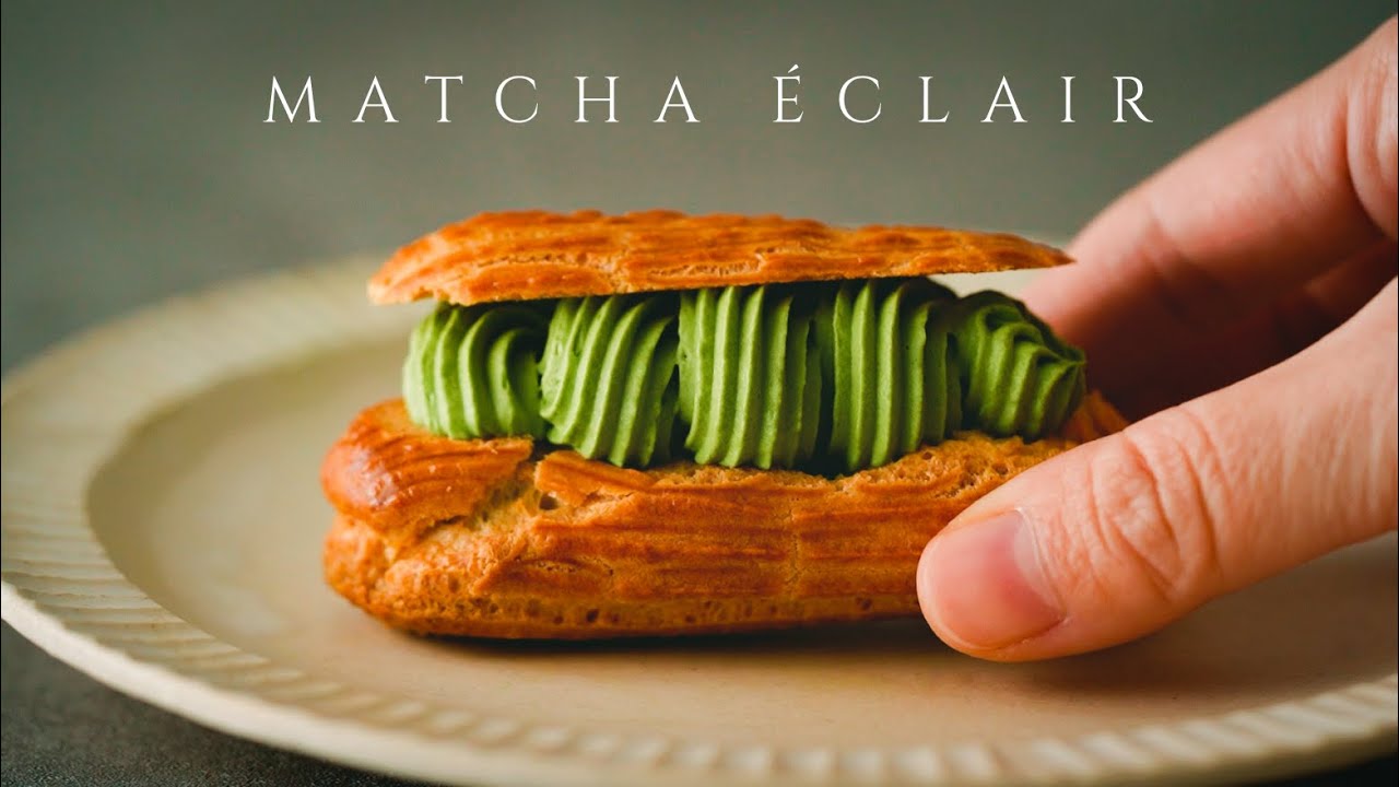 Matcha Cream Puffs｜Super Rich and Delicious Secret Recipe!