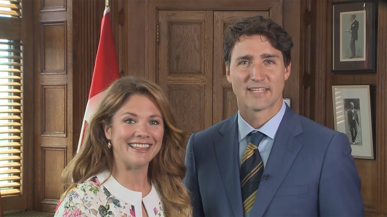 PM Justin Trudeau and Sophie deliver a message on International Youth Day