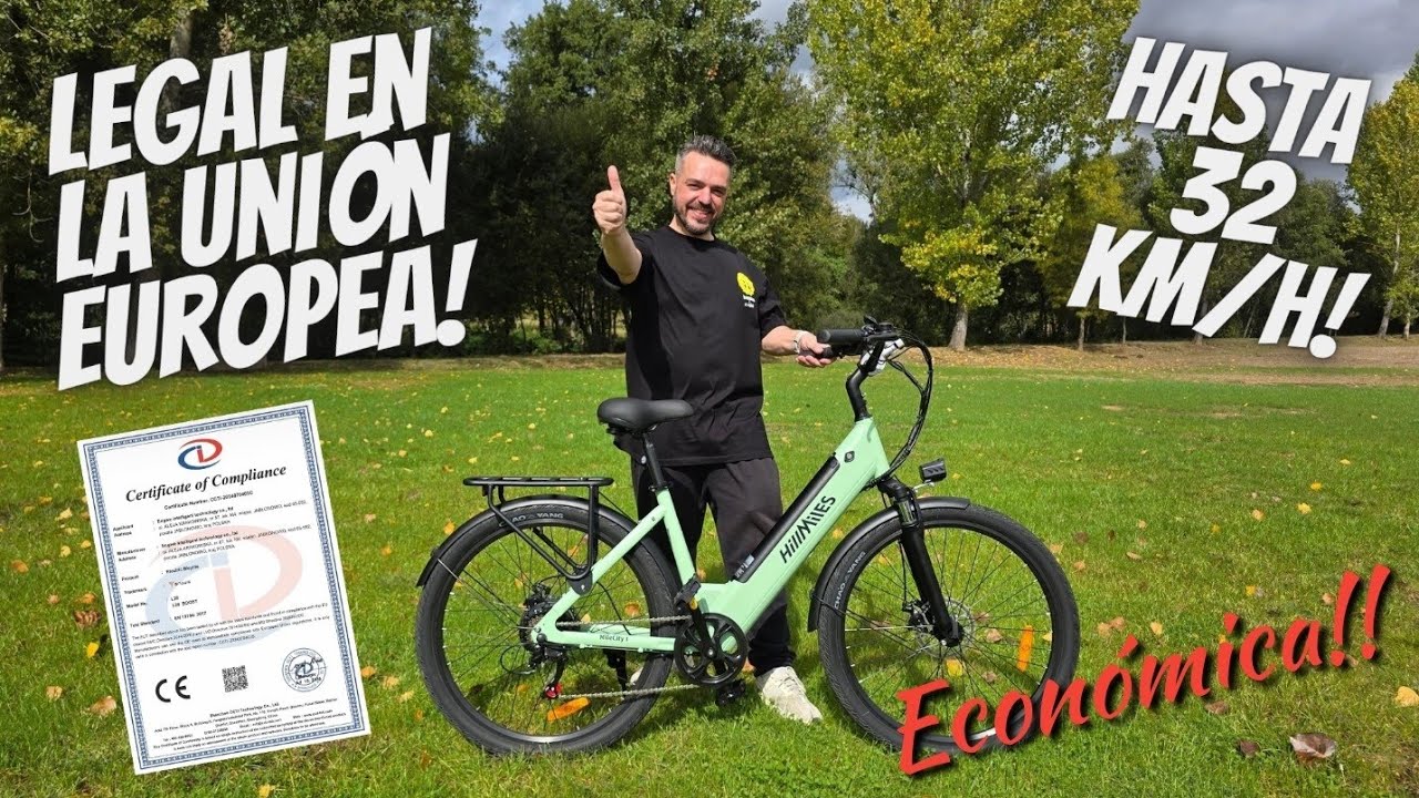 Hillmiles MileCity 1. Una E-Bike Económica y Legal en España que es SuperCómoda!!