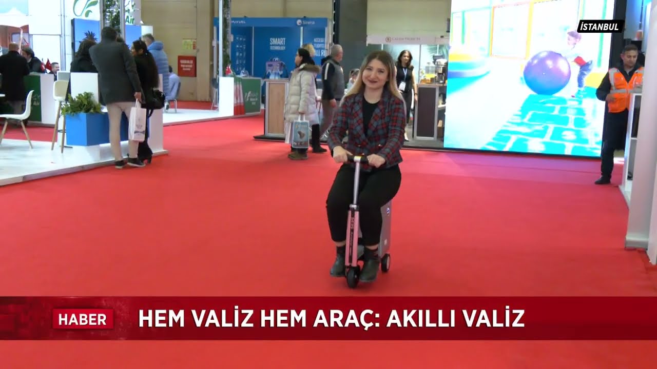 Akıllı Valiz Scooter İncelemeHavaalanlarınVazge&ccedil;ilmezDostu#haber #g&uuml;ndem #havaalanı#valiz #scooter