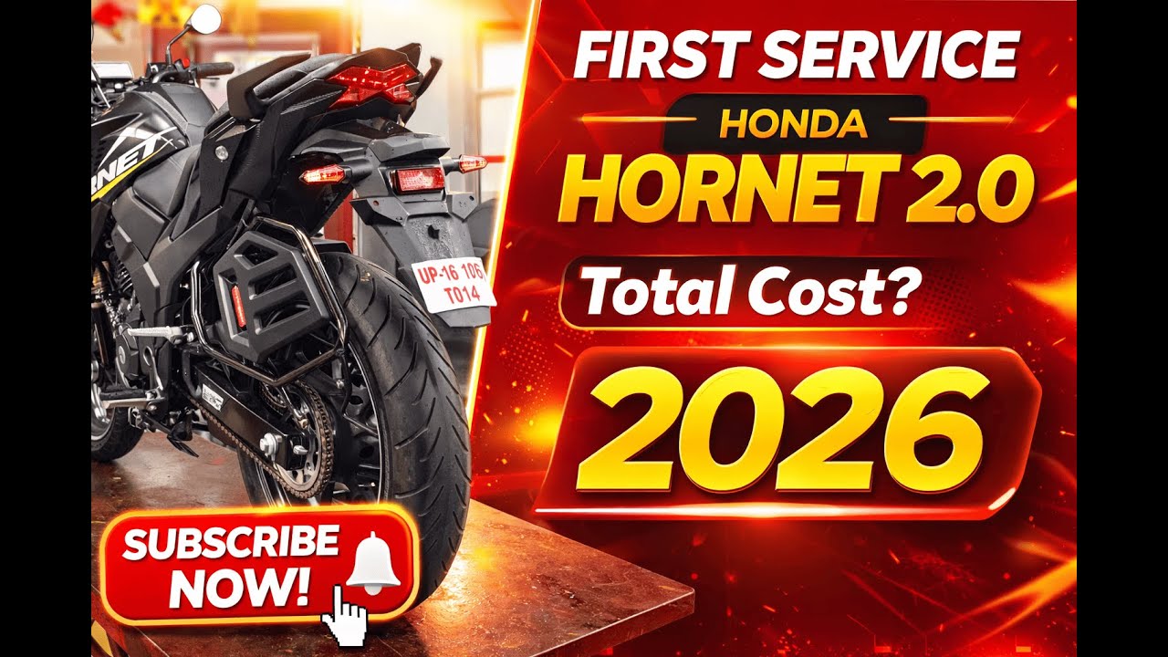 Honda Hornet 2.0 First Service Done ✅ | Kitna Paisa Laga? 💸 