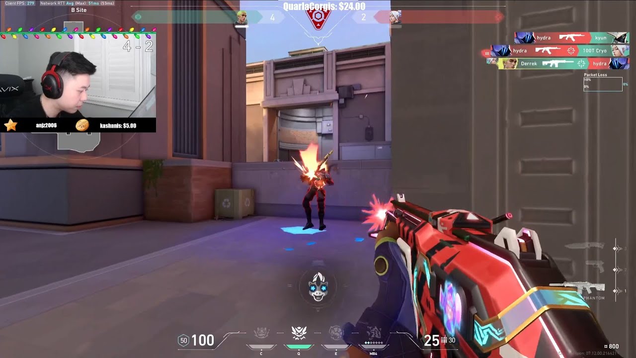 25 KILLS! SUNSET! 100T DERREK GEKKO VALORANT GAMEPLAY [Full Match VOD]