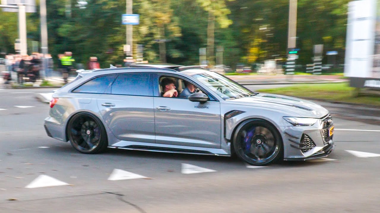 1000-сильный Audi RS6 C8 Urban ГРОМКИЕ обороты и ускорения!