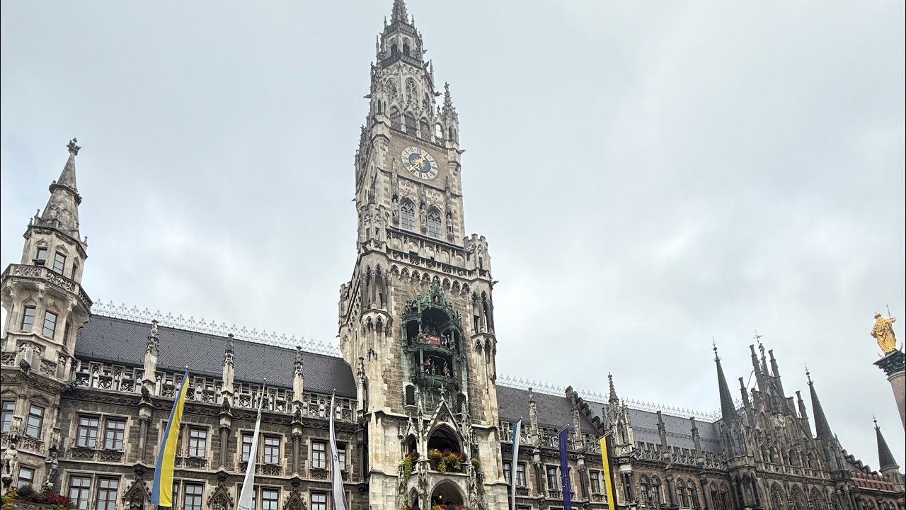 Rathaus Glockenspiel Marienplatz de Munich, Alemania #munich #marienplatz #alemania #world 