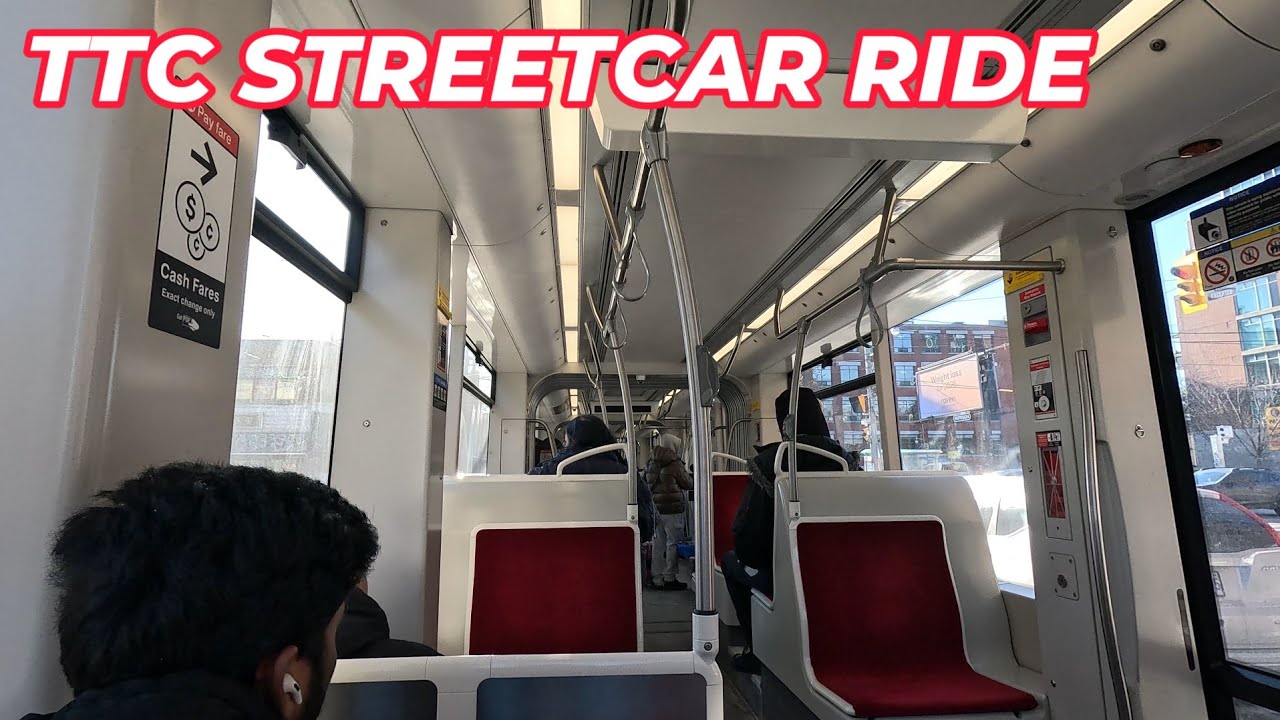 TTC 511 Streetcar Ride along Bathurst Street 
